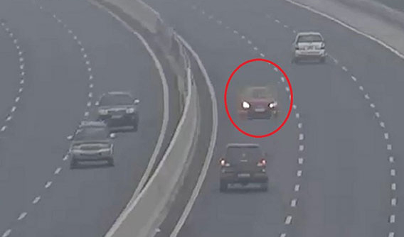 Nữ tài xế lái ô tô chạy ngược chiều trên cao tốc Hà Nội - Hải Phòng bị phạt nặng