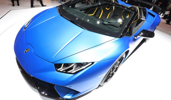 Lamborghini Huracan Performante Spyder mui trần nổi bật tại Geneva