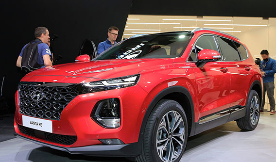 Hyundai Santa Fe 2019 ra mắt tại triển lãm Geneva 2018 với động cơ mới