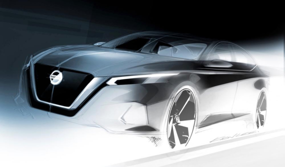 Sedan cỡ trung Nissan Altima 2019 được hé lộ thiết kế sắc sảo hơn