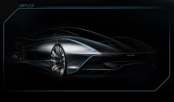 Siêu xe McLaren BP23 sẽ có vận tốc tối đa gần 400 km/h