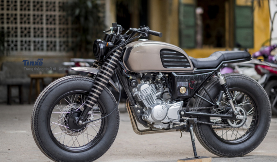 Cận cảnh Yamaha YB125SP độ thủ công tại Hà Thành