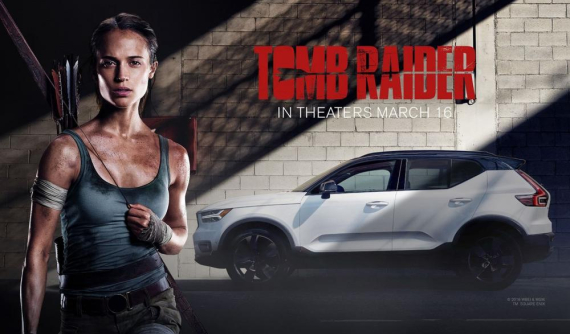 Volvo XC40 xuất hiện đầy bất ngờ trong phim bom tấn "Tomb Raider"