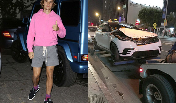 Mercedes-Benz G-Class của Justin Bieber bị Range Rover Velar húc đuôi