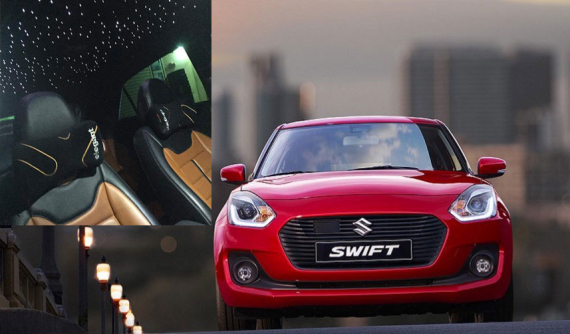 Suzuki Swift cũng có thể lắp trần xe bầu trời sao như Rolls-Royce