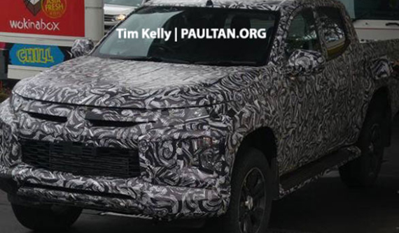 "Tóm gọn" Mitsubishi Triton thế hệ mới trên đường thử với thiết kế giống xe "hot" Xpander