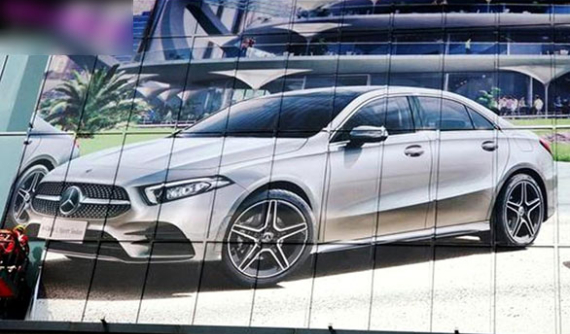 Mercedes-Benz A-Class Sedan 2018 bất ngờ bị rò rỉ "ảnh nóng"