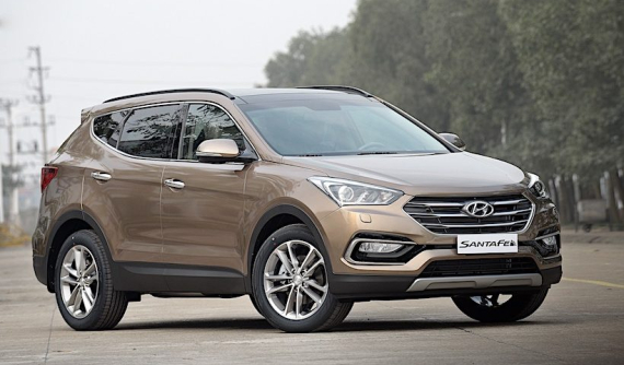 Bảng giá xe Hyundai Santa Fe 2018 mới nhất tháng 4/2018