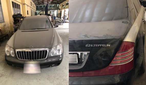 "Đắng lòng" với hình ảnh chiếc xe siêu sang Maybach nằm phủ bụi tại Hà Nội
