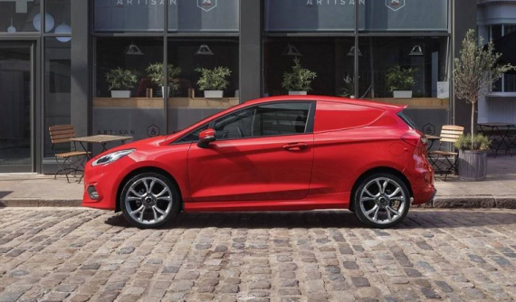 Ford Fiesta Van - Mẫu xe chở hàng tí hon mới với tải trọng 500 kg