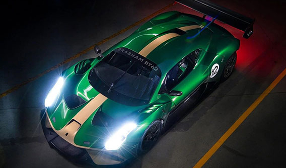 Brabham BT62 - Siêu xe triệu đô nặng chưa đến 1 tấn, mạnh 700 mã lực