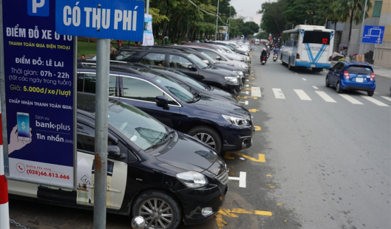 Từ 1/6, Tp. Hồ Chí Minh thu phí đỗ xe dưới lòng đường theo giờ, 5 tiếng 170.000 đồng
