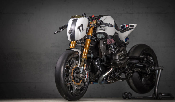 Choáng với độ đẹp của bản độ BMW R1200R White Venom