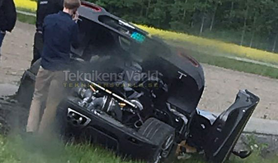 Siêu xe Koenigsegg Agera RS Gryphon độc nhất vô nhị gặp tai nạn lần thứ hai