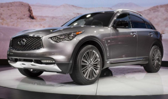 Giá xe Infiniti QX70 2018 mới nhất tháng 6/2018