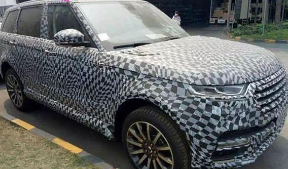 Bắt gặp Zotye T900 - phiên bản "nhái" của Range Rover Sport - trên đường thử