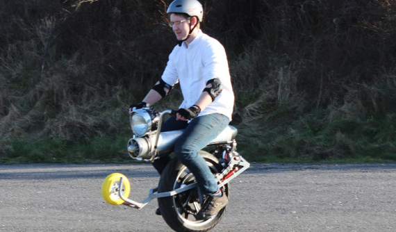 Xe điện một bánh Mega Hub công suất 3kW độc nhất vô nhị