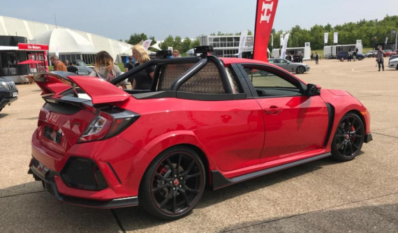 Cận cảnh chiếc xe bán tải độc nhất vô nhị ra đời từ Honda Civic Type R