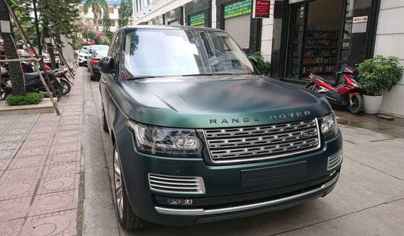 Doanh nhân Hải Phòng tậu Range Rover SVAutobiography màu xanh mờ độc nhất tại Việt Nam