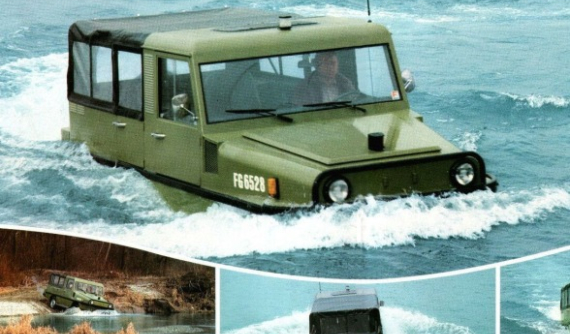 Amphi-Ranger 1985 - Chiếc SUV vừa off-road khủng lại vừa "biết bơi"