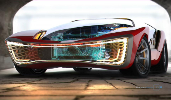 Siêu xe điện tự lái trong tương lai lấy cảm hứng từ Iron Man trông sẽ như thế này