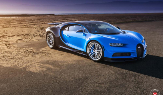 Siêu xe triệu đô Bugatti Chiron đầu tiên trên thế giới được độ mâm
