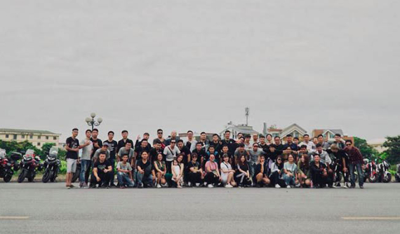 Hàng chục xe Benelli cùng nhau tụ họp ngày cuối tuần