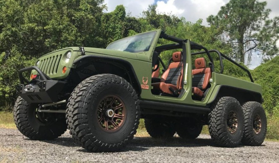 Bruiser Conversions 6×6 - Quái vật 6 bánh đi off-road dựa theo Jeep Wrangler