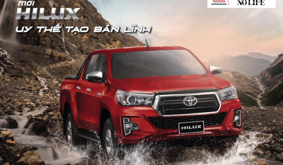 Toyota Hilux 2018 ra mắt khách hàng Việt với diện mạo hoàn toàn mới