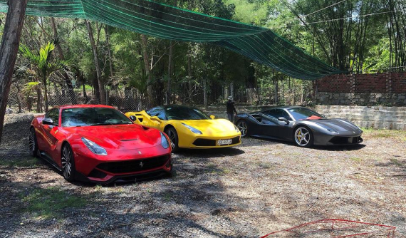 Bộ 3 Ferrari "phượt" xuống Vũng Tàu vào ngày cuối tuần