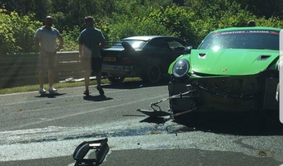 Porsche 911 GT3 RS là "thành viên" mới nhất gặp nạn tại đường đua "Địa ngục xanh"