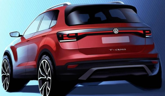 Volkswagen T-Cross 2019 - Mẫu crossover tí hon được úp mở lần đầu tiên