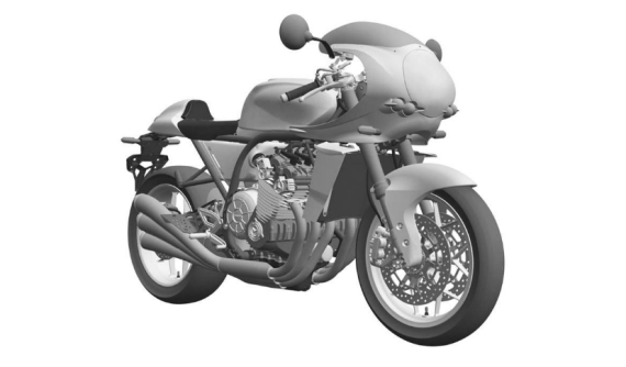 Xem trước thiết kế Honda CBX1200 với động cơ 6 xylanh