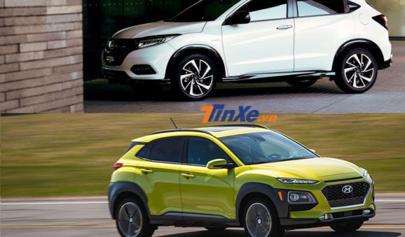 So sánh nhanh Honda HR-V 2018 và Hyundai Kona 2018 sắp ra mắt Việt Nam