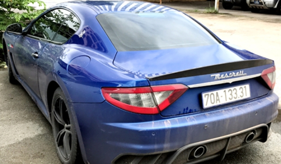 Công an thu giữ Maserati GranTurismo MC Stradale của trùm cá độ bóng đá ở Sài Gòn