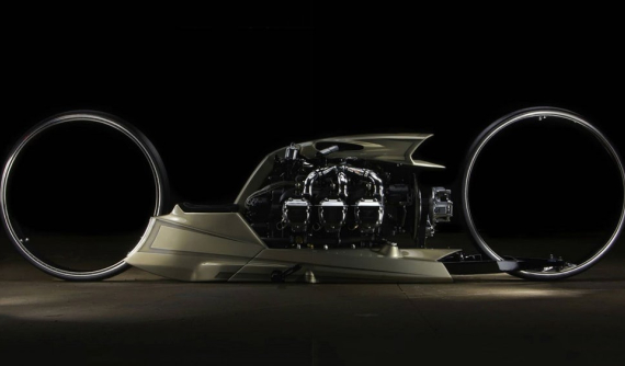 Choáng ngợp với mô tô mang động cơ Rolls-Royce siêu dị