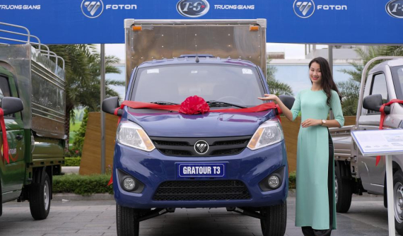 Xe tải Foton Gratour T3 được bán ra với giá 225 triệu đồng