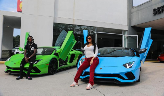 Nữ Rapper Cardi B tậu siêu xe Lamborghini Aventador S LP740-4 Roadster