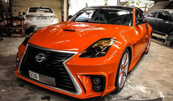 Nissan 350Z của người yêu xe Bình Phước độ lưới tản nhiệt Lexus gây sự chú ý
