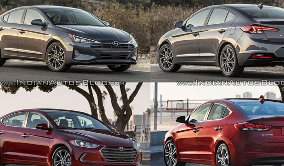 So sánh thiết kế của Hyundai Elantra 2019 với phiên bản cũ để thấy sự "lột xác"