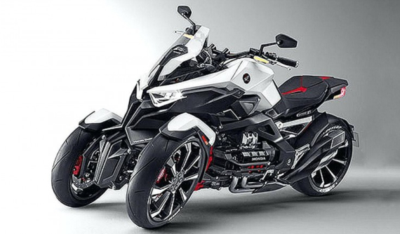 Honda vẫn đang “loay hoay” với công nghệ mô tô ba bánh nghiêng