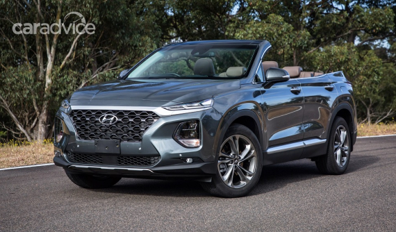 Làm quen với chiếc Hyundai Santa Fe 2019 mui trần duy nhất trên thế giới