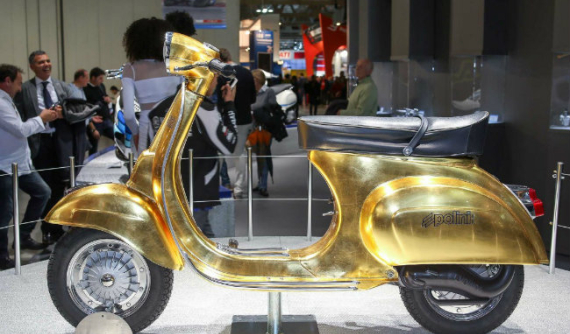 Vespa Polini - Xe ga dát vàng giá lên đến 1,1 tỷ đồng