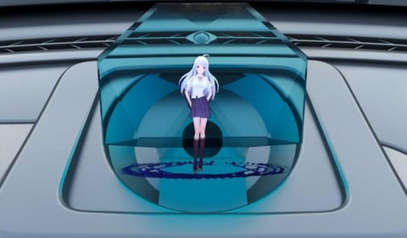 Công ty Trung Quốc "chơi trội" khi trang bị trợ lý ảo hình nữ sinh Nhật Bản cho mẫu SUV mới