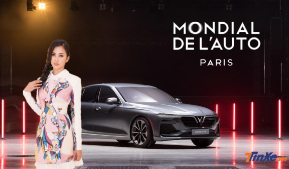 Tân Hoa hậu Việt Nam Trần Tiểu Vy sẽ xuất hiện ở gian trưng bày xe của VinFast tại triển lãm ô tô Paris 2018