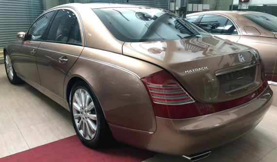Maybach 57S màu độc nhất Việt Nam lại quay về Sài thành