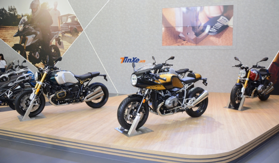 Dàn xe BMW R nineT phiên bản Option 719 độc nhất Việt Nam