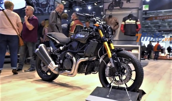 Soi chi tiết Indian FTR1200 - mẫu Flat Tracker cực chất vừa được ra mắt tại Intermot 2018