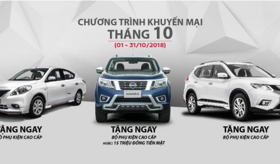 Nissan Navara giảm giá 15 triệu trong tháng 10