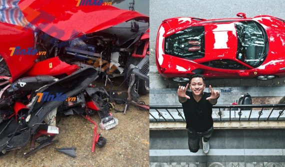 Tua lại hành trình mua siêu xe Ferrari 488 GTB hơn 10 tỷ đồng của Tuấn Hưng đến khi gặp tai nạn